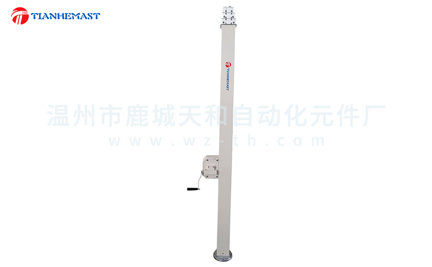 手摇升降桅杆,升降桅杆,升降杆