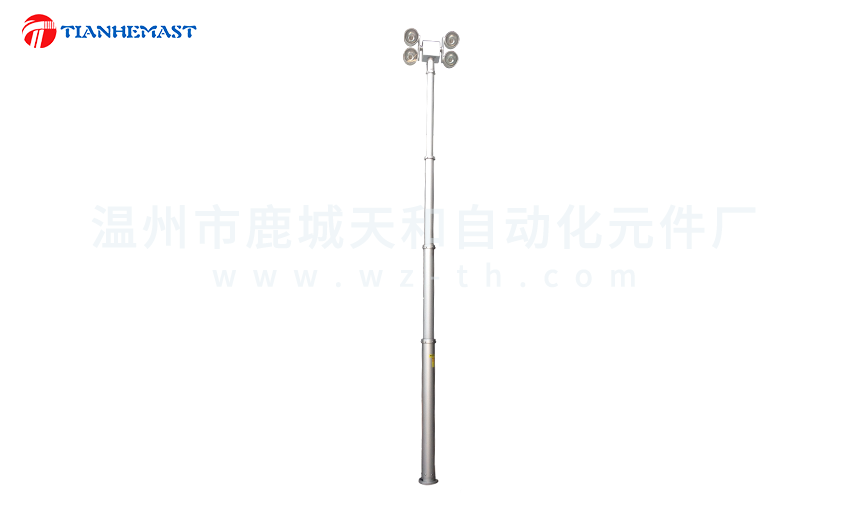 升降照明灯主要用于各种场合的应急照明，是通过升降桅杆把灯具举升到高空，来达到更好的照明效果。